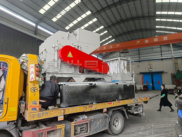 800型易拉罐破碎機發往江蘇